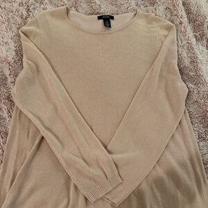 Alfani sparkly light peach sweater